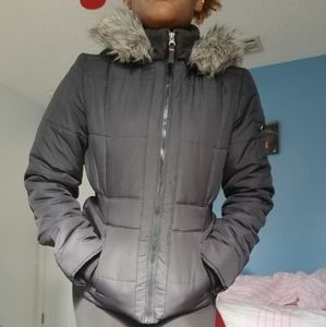 Black Puffer Jacket/Coat